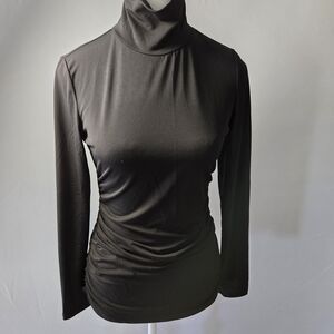 Boston Proper Charcoal Long Sleeve Turtleneck NWOT